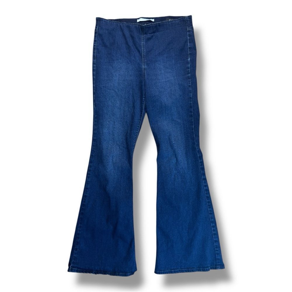 Ella Moss Denim Flare Wide Leg Blue Jeans Sz 31